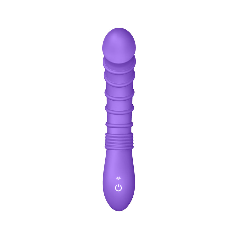Rv21: Ribbed Vibrator Purple | 810119283405 | Available at EroticWarehouse.com