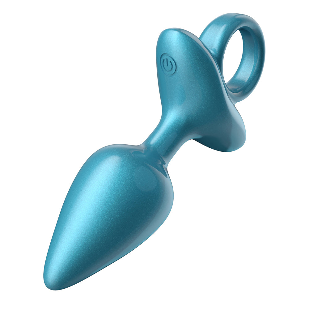 Cr82: Cone Ring Luv Plug Metallic Blue | 810119283689 | Available at EroticWarehouse.com
