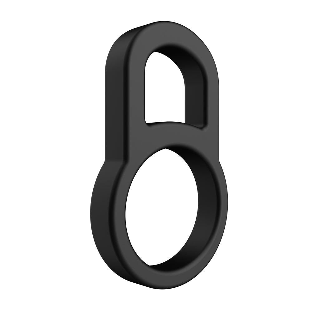 F-41: Lock Cock & Ball Ring Black | 810119283887 | Available at EroticWarehouse.com