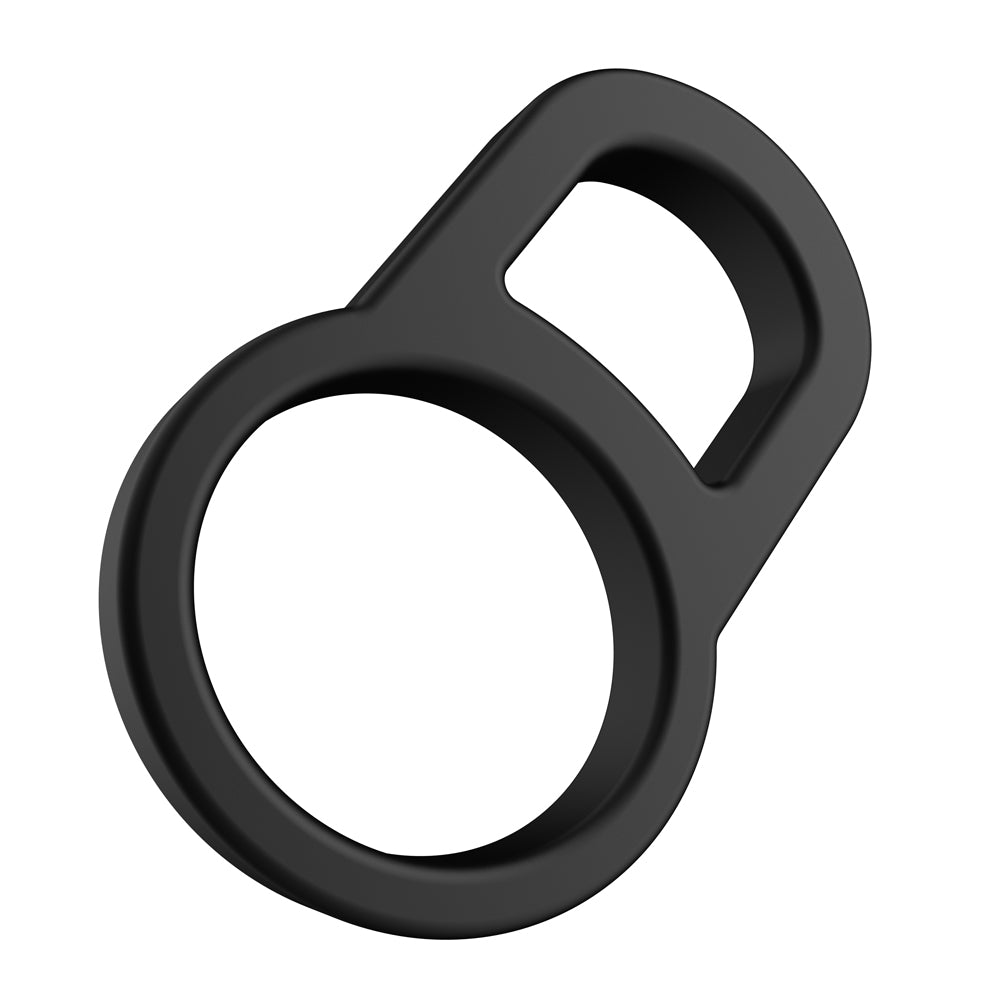 F-41: Lock Cock & Ball Ring Black | 810119283887 | Available at EroticWarehouse.com
