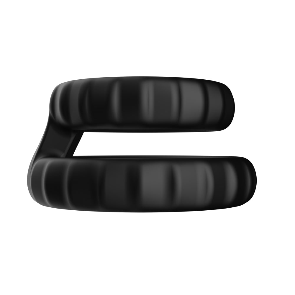 F-43: Tiered Cock & Ball Ring Black | 810119283917 | Available at EroticWarehouse.com