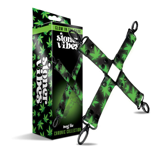 Stoner Vibes Chronic Collection Glow In The Dark Hogtie | 810126930194 | Available at EroticWarehouse.com