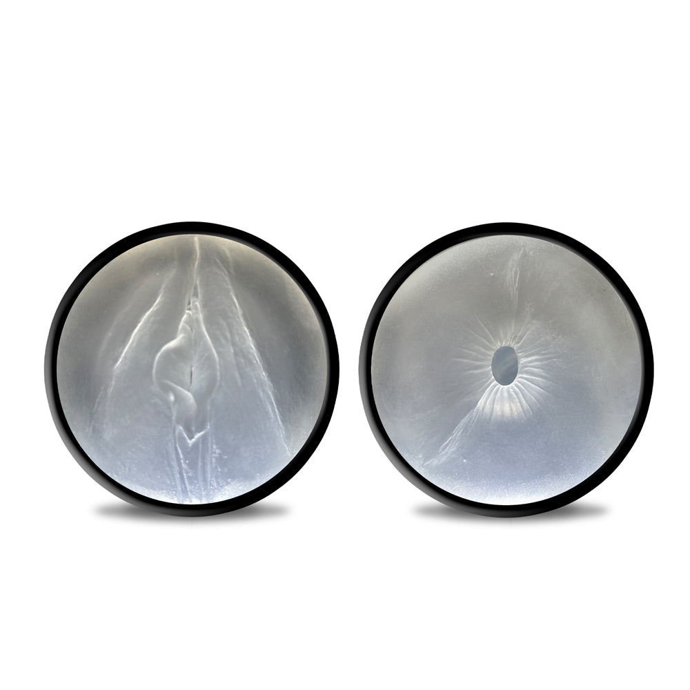 Mstr B8 Clear-View Vibrating Dual End Stroker Double Play Pro | 810126930439 | Available at EroticWarehouse.com