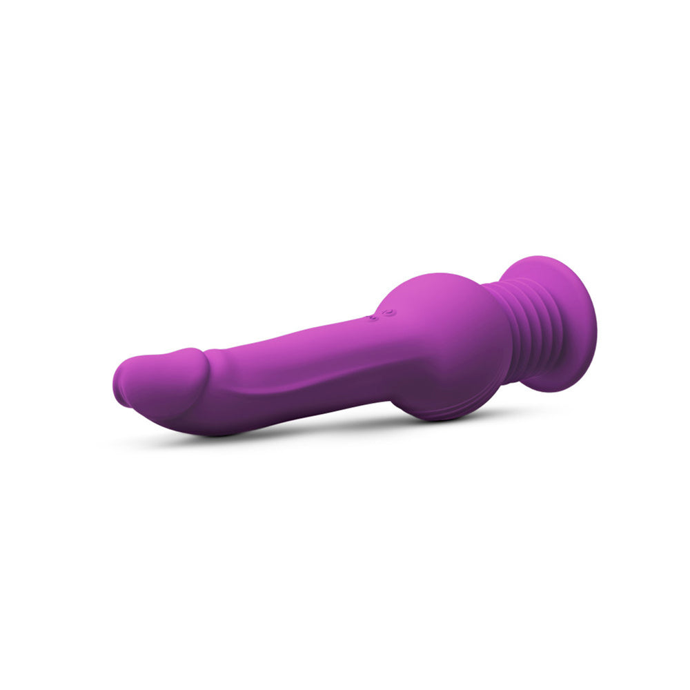 Impressions New York Gyro-Quake Dildo Purple | 810138370353 | Available at EroticWarehouse.com
