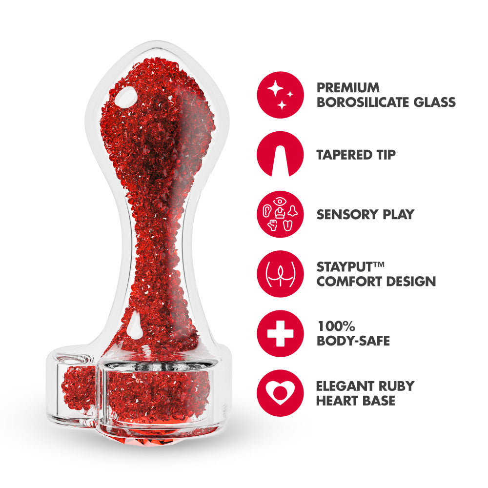 Oh My Gem Lustre Red | 810138371053 | Available at EroticWarehouse.com