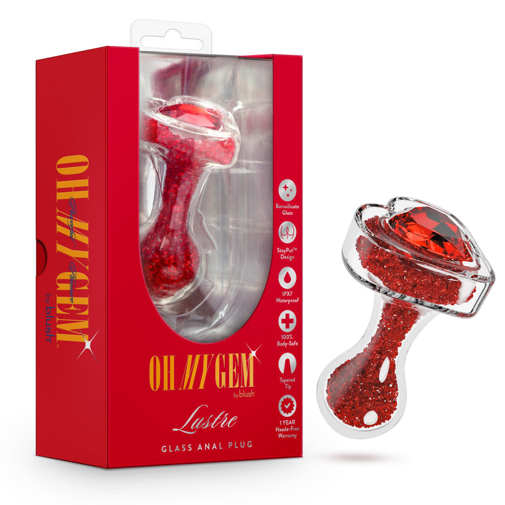 Oh My Gem Lustre Red | 810138371053 | Available at EroticWarehouse.com