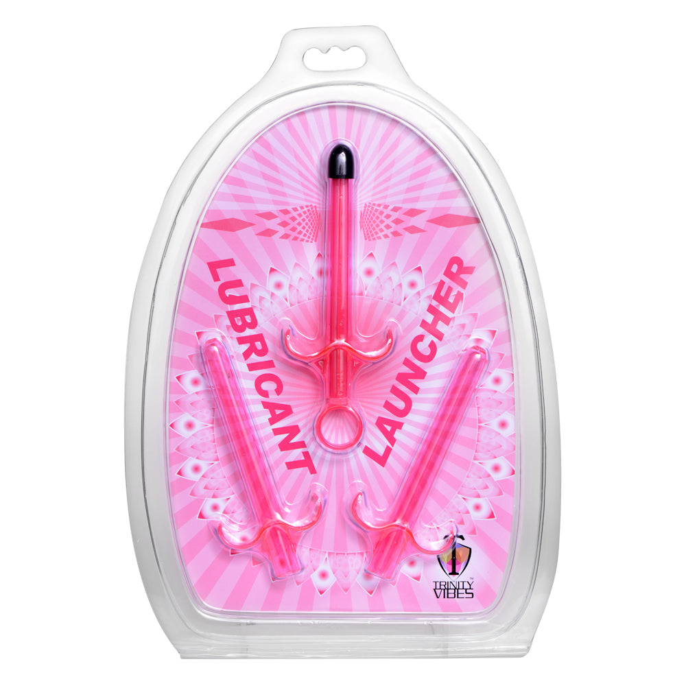 Trinity Vibes Lubricant Launcher (Set Of 3) Pink | 811847012275 | Available at EroticWarehouse.com