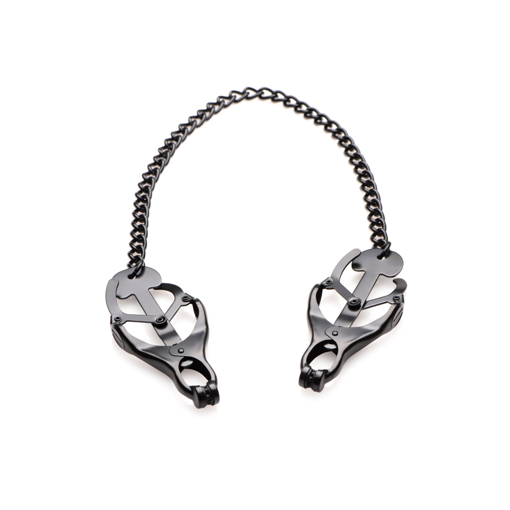 Masters Series Monarch Noir Nipple Vice | 811847017522 | Available at EroticWarehouse.com