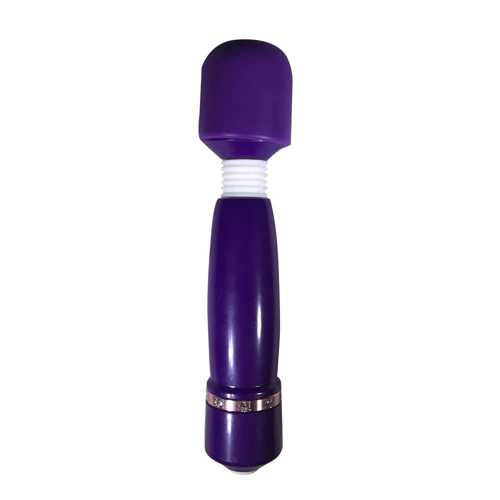 Hello, Sexy! Bling, Bling Mini Wand Purple | 812024032871 | Available at EroticWarehouse.com