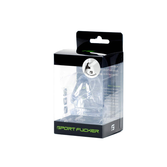 Sport Fucker Cock Harness Clear | 814137021483 | Available at EroticWarehouse.com