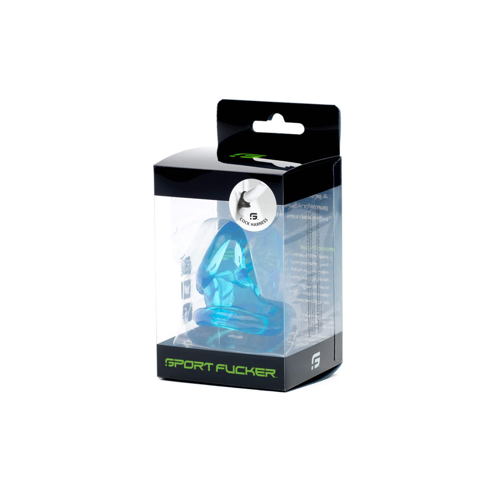 Sport Fucker Cock Harness Ice Blue | 814137021513 | Available at EroticWarehouse.com