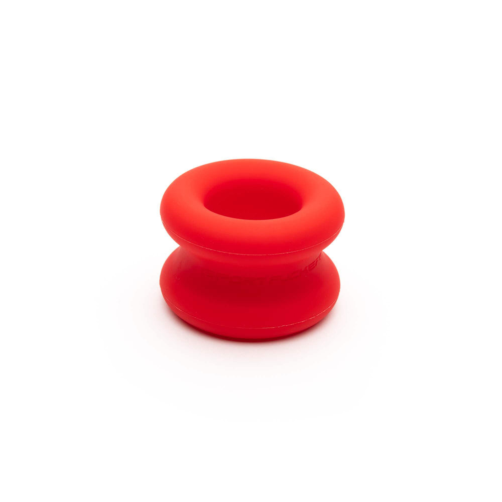Sport Fucker Muscle Ball Stretcher Red Silicone | 814137027508 | Available at EroticWarehouse.com
