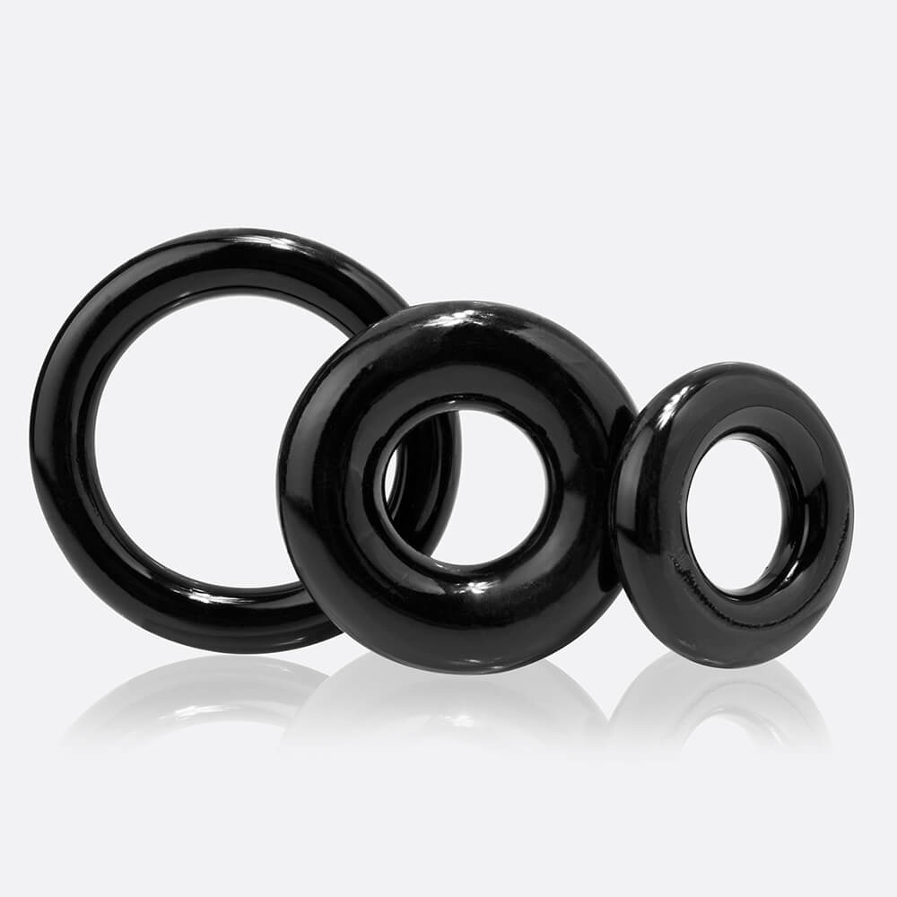 Screaming O Ring O X3 Black 1 Ct | 817483010453 | Available at EroticWarehouse.com