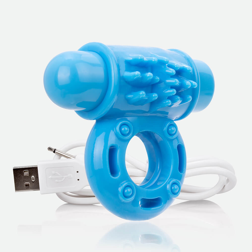 Charged Owow Vooom Mini Vibe Blue 1 Ct | 817483012433 | Available at EroticWarehouse.com