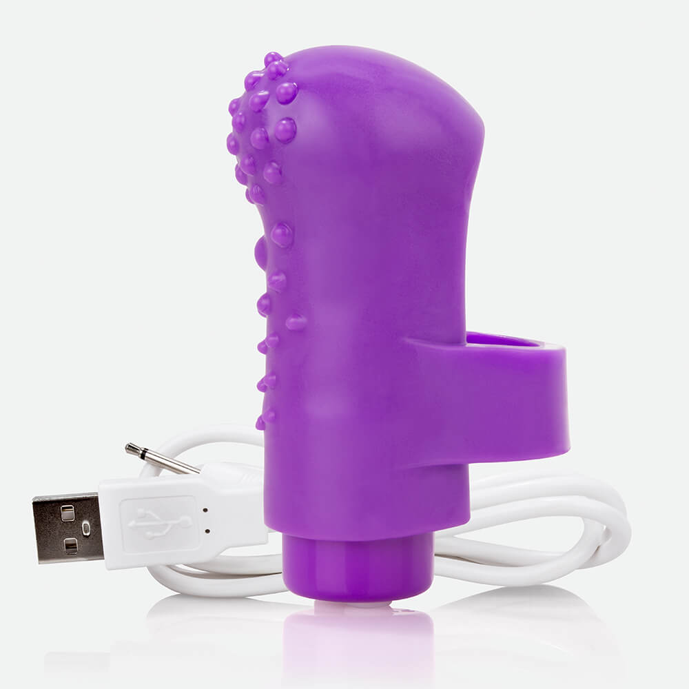 Charged Fingo Vooom Mini Vibe Purple 1 Ct | 817483012457 | Available at EroticWarehouse.com