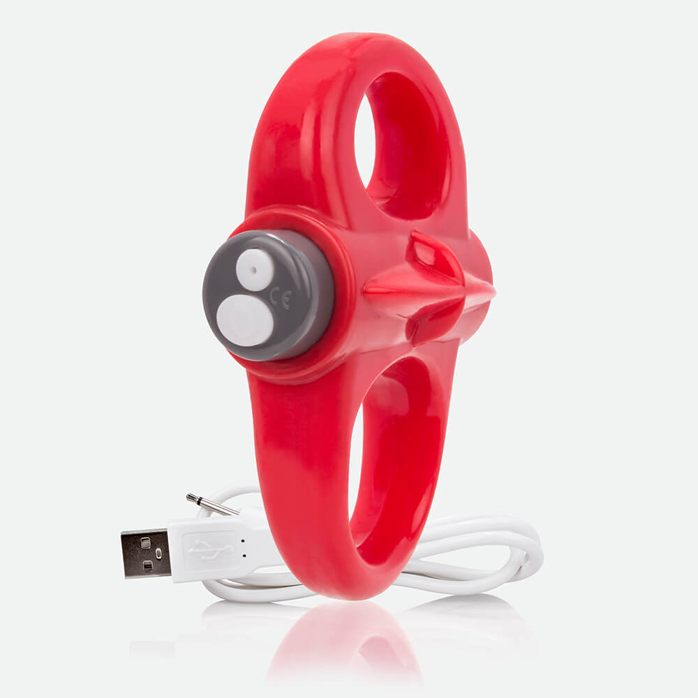 Charged Yoga Vooom Mini Vibe Red 1 Ct | 817483012495 | Available at EroticWarehouse.com