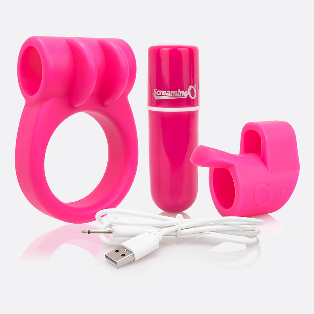 Charged Combo Kit #1 Pink 1 Ct | 817483012679 | Available at EroticWarehouse.com