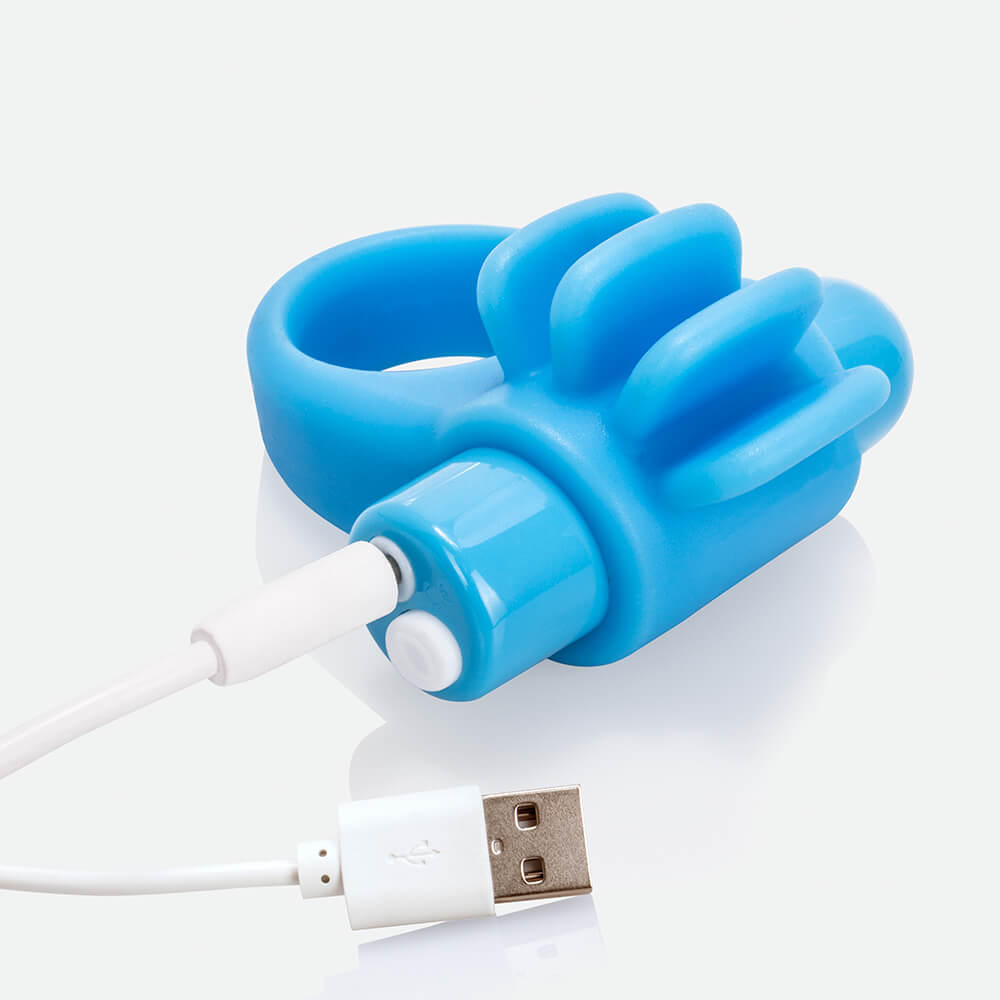 Charged Skooch Ring Blue 1 Ct | 817483012730 | Available at EroticWarehouse.com