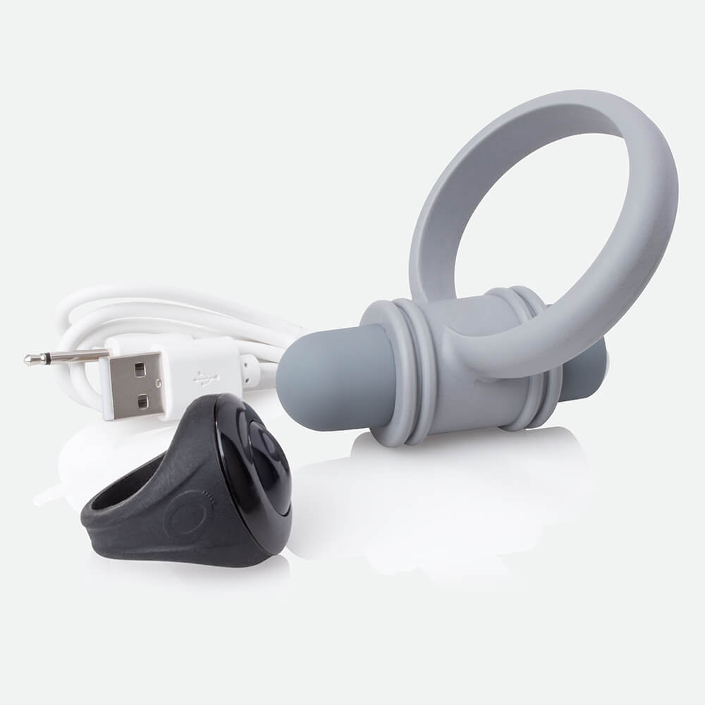 My Secret Bullet And Ring For Him Grey 1 Ct | 817483012877 | Available at EroticWarehouse.com