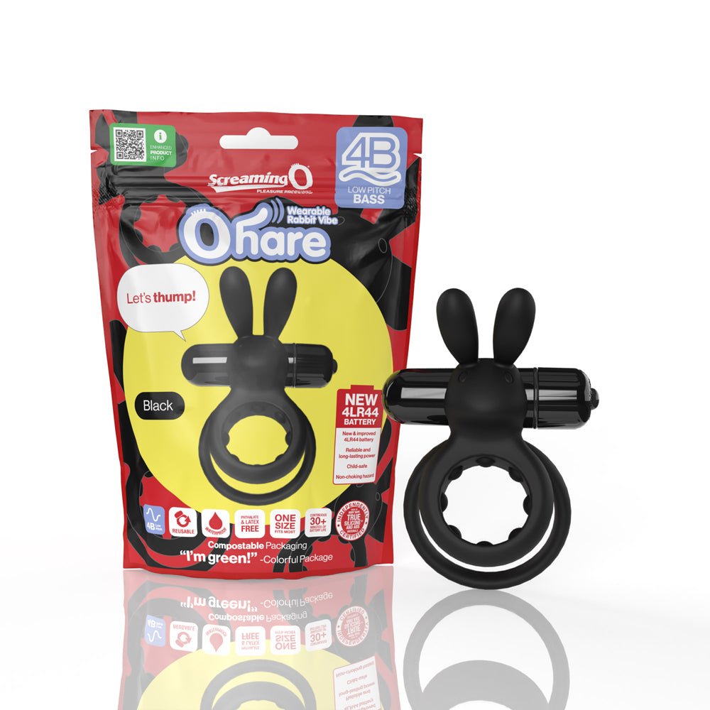 Screaming O 4B Ohare Black 1 Ct | 817483015373 | Available at EroticWarehouse.com