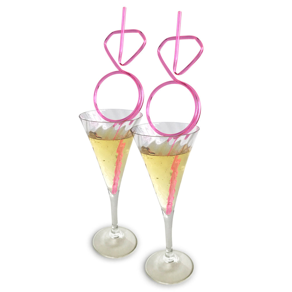 Glitterati Diamond Straw Set 8Ct | 817717010891 | Available at EroticWarehouse.com
