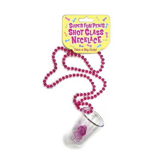 Super Fun Penis Shot Glass Necklace | 817717010976 | Available at EroticWarehouse.com