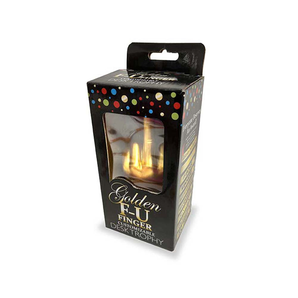 Golden F-U Finger Trophy | 817717011089 | Available at EroticWarehouse.com