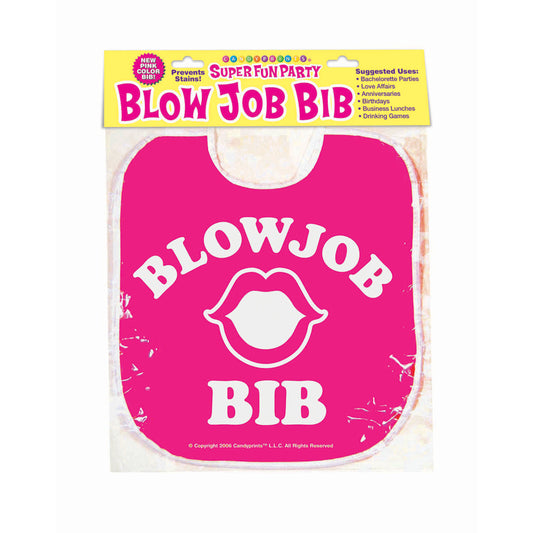 Blow Job Bib Pink | 817717011331 | Available at EroticWarehouse.com