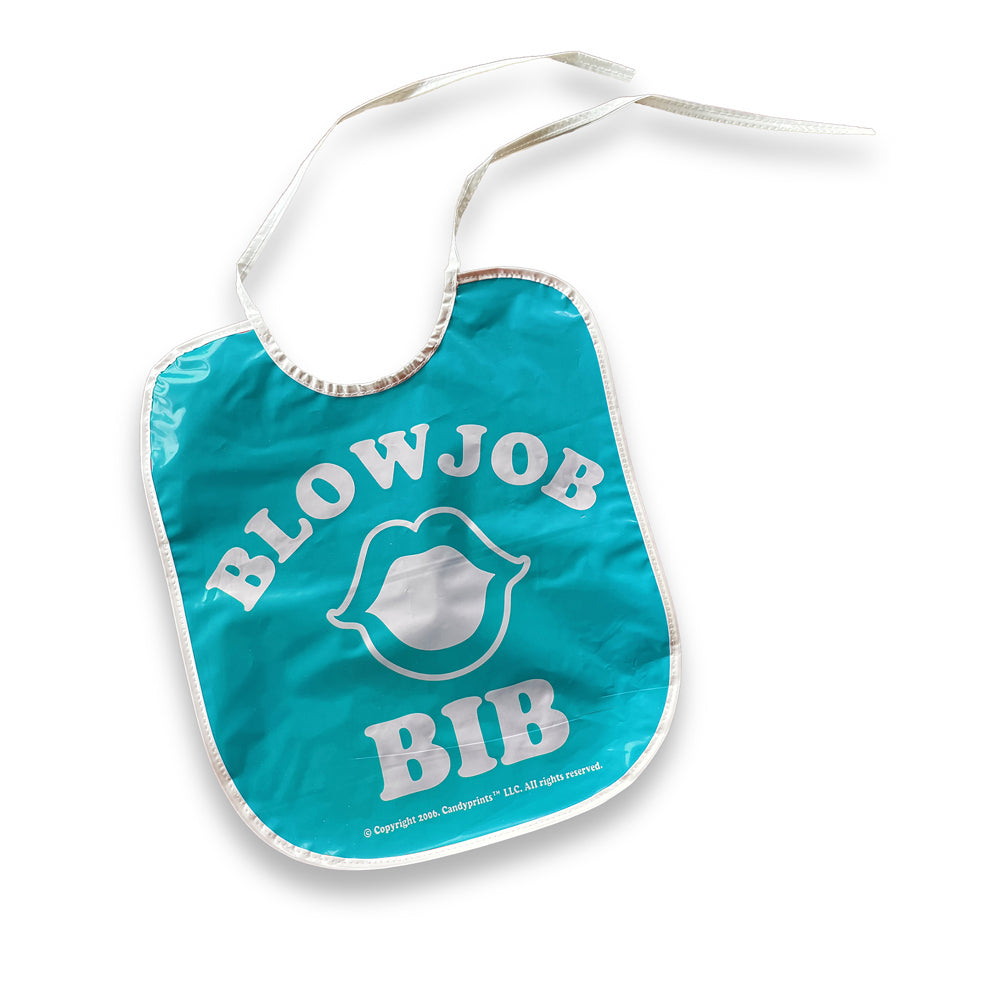 Blow Job Bib Teal | 817717011348 | Available at EroticWarehouse.com