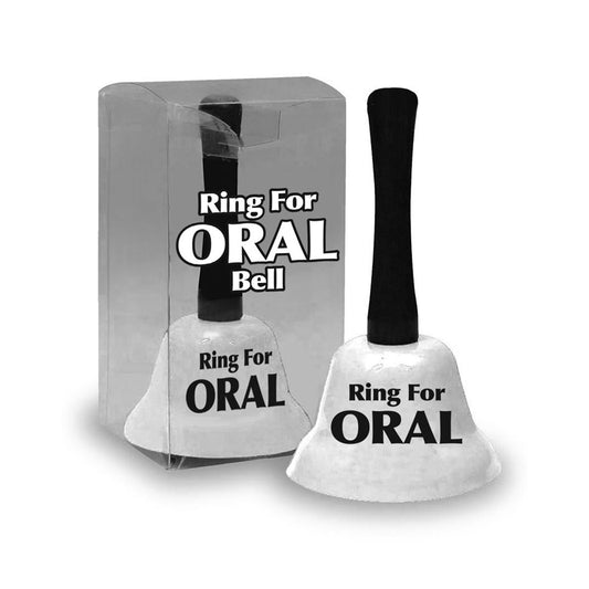 Ring The Bell For Oral White Bell | 817717011515 | Available at EroticWarehouse.com