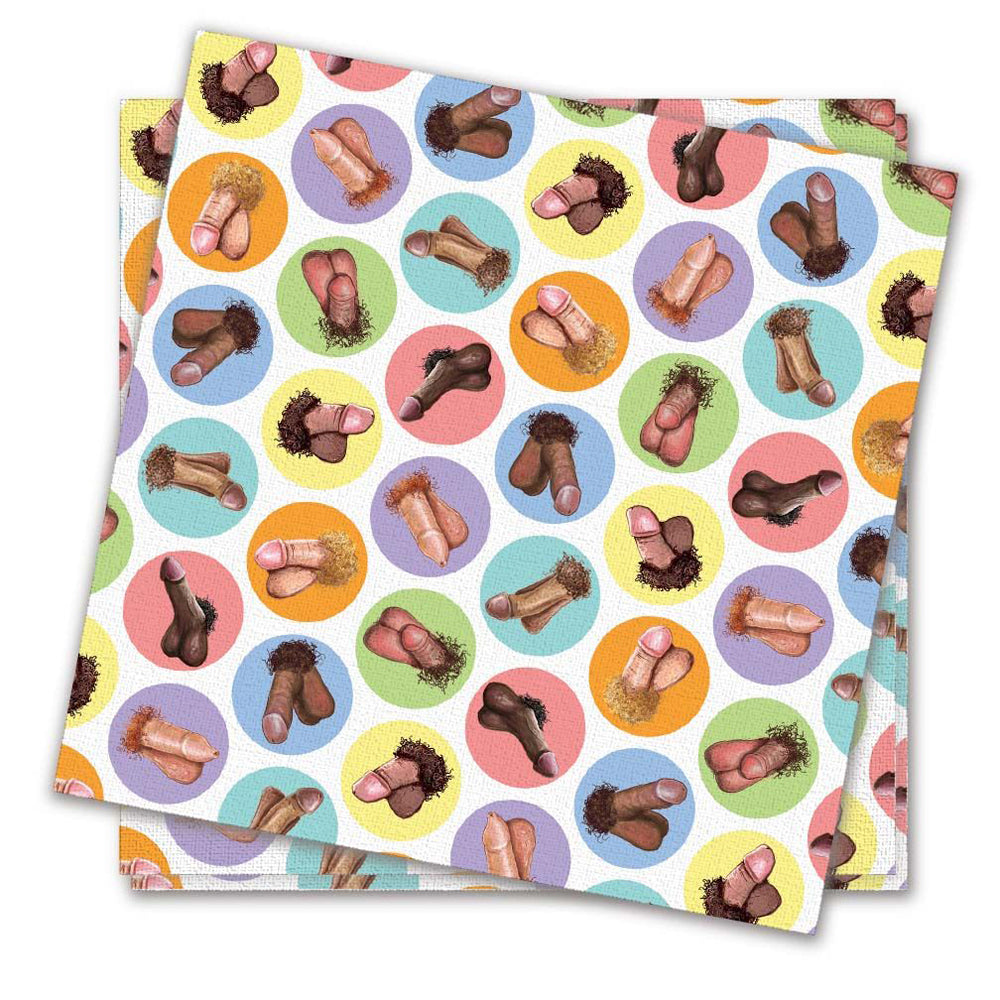 Mini-Penis Napkins | 817717036419 | Available at EroticWarehouse.com