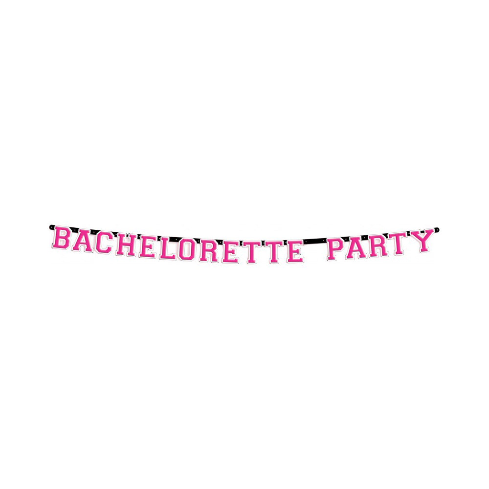 Bachelorette Party Letter Banner | 818631021789 | Available at EroticWarehouse.com