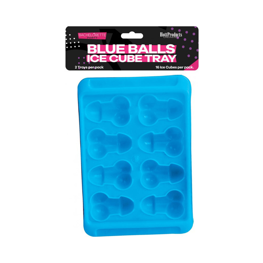 Blue Balls Ice Cube Trays (2Pack-16Cubes) | 818631022199 | Available at EroticWarehouse.com