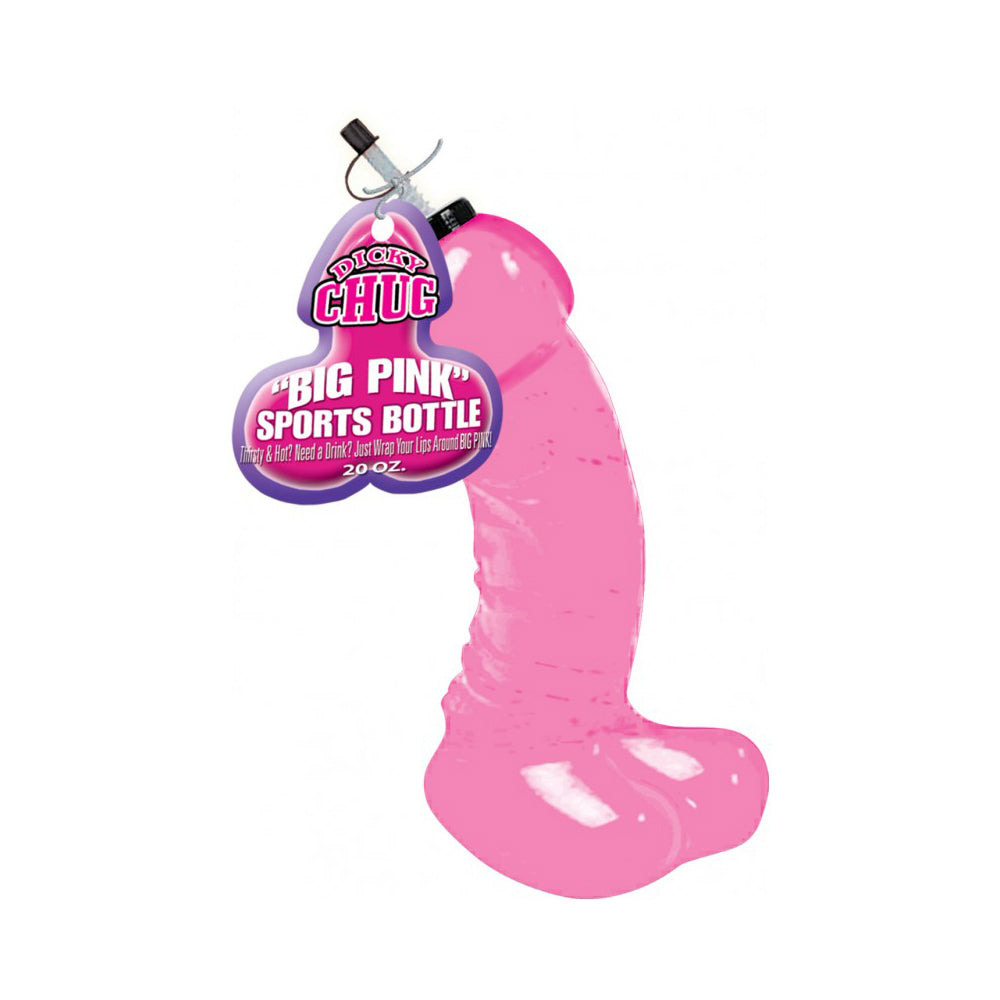 Dicky Chug Big Pink Sports Bottle | 818631023523 | Available at EroticWarehouse.com