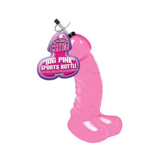 Dicky Chug Big Pink Sports Bottle | 818631023523 | Available at EroticWarehouse.com