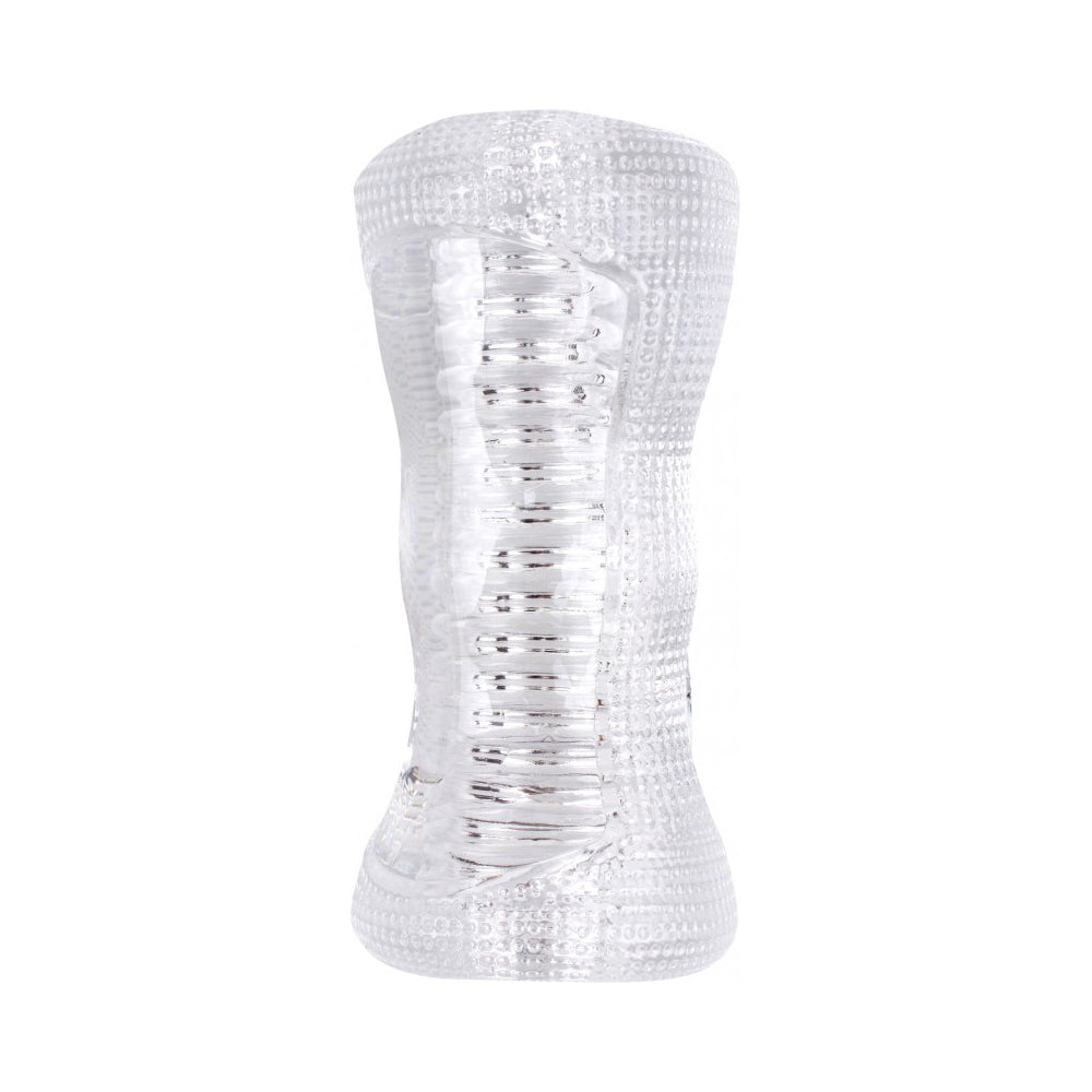 Wet Dreams Handy Man Stroker Clear | 818631029525 | Available at EroticWarehouse.com