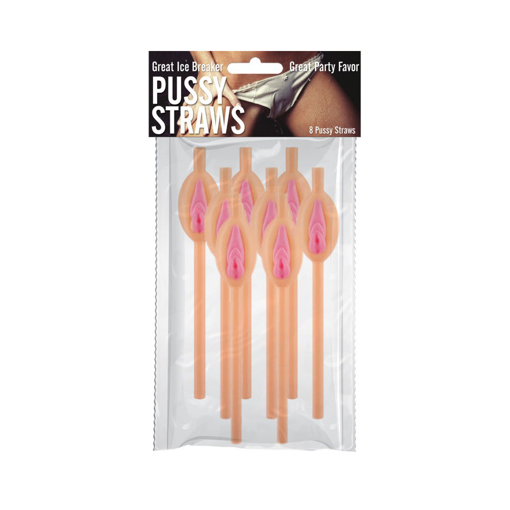 Pussy Straws 8Ct Pack | 818631030828 | Available at EroticWarehouse.com
