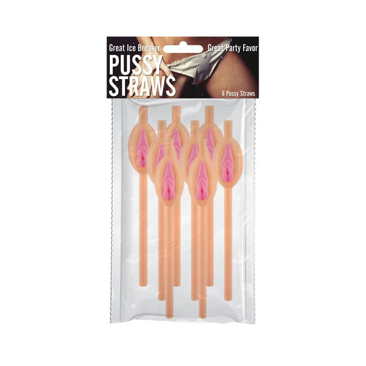 Pussy Straws 8Ct Pack | 818631030828 | Available at EroticWarehouse.com