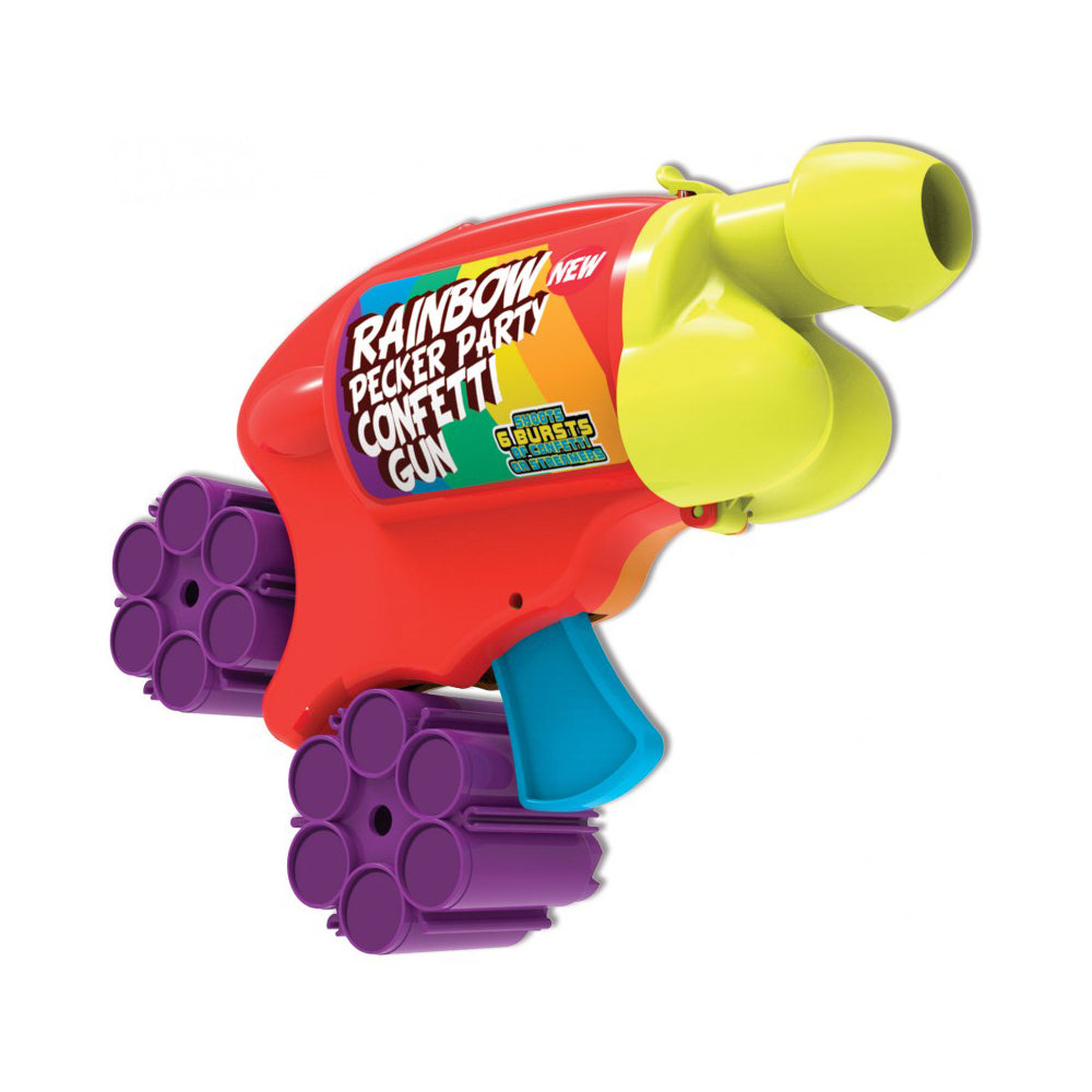 Rainbow Pecker Party Confetti Gun | 818631032013 | Available at EroticWarehouse.com