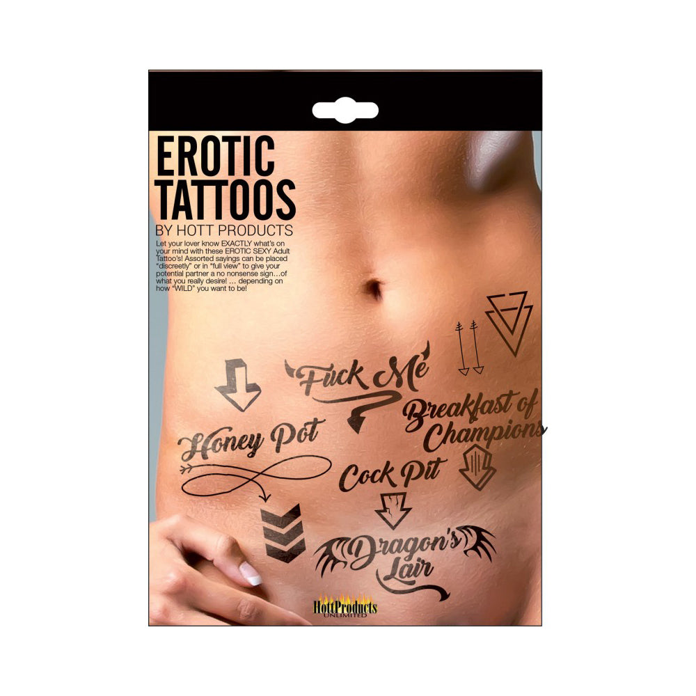 Adult Tattoo's Assorted Pack | 818631032068 | Available at EroticWarehouse.com