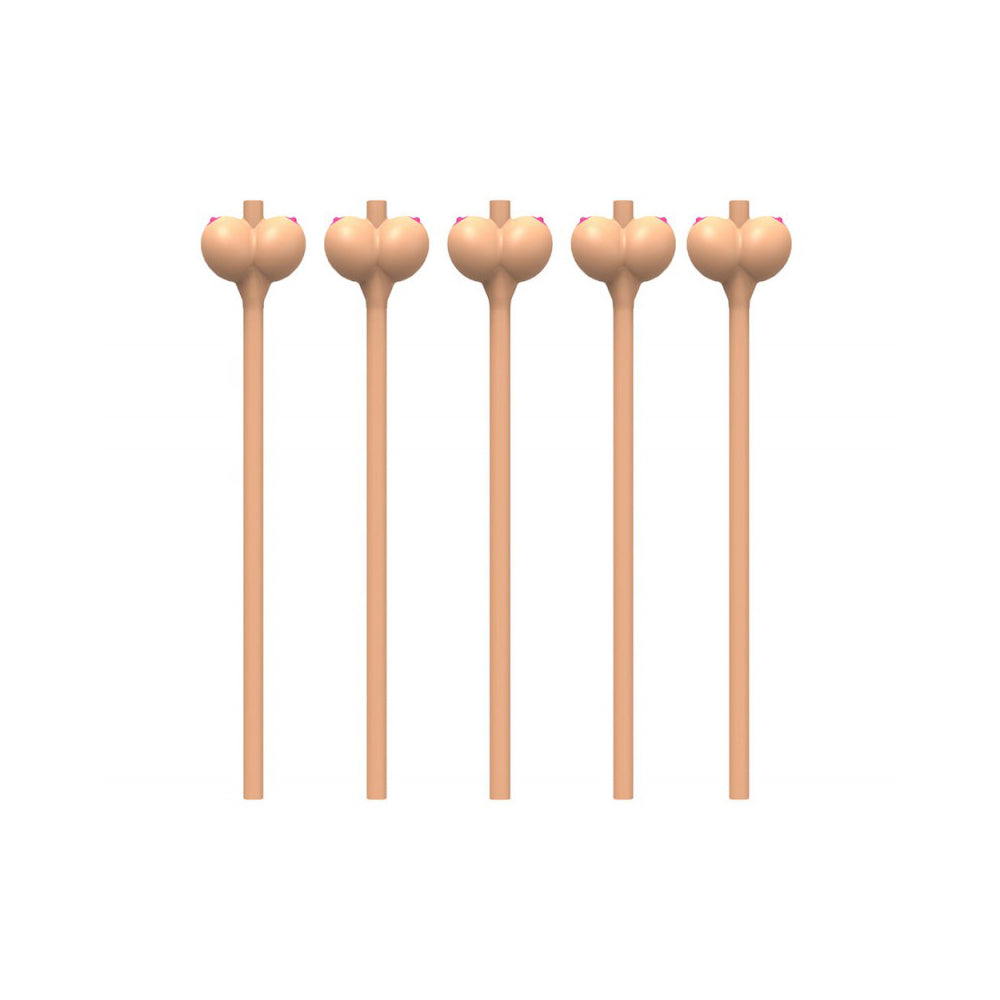 Boobie Party Straws 6Pk | 818631032587 | Available at EroticWarehouse.com
