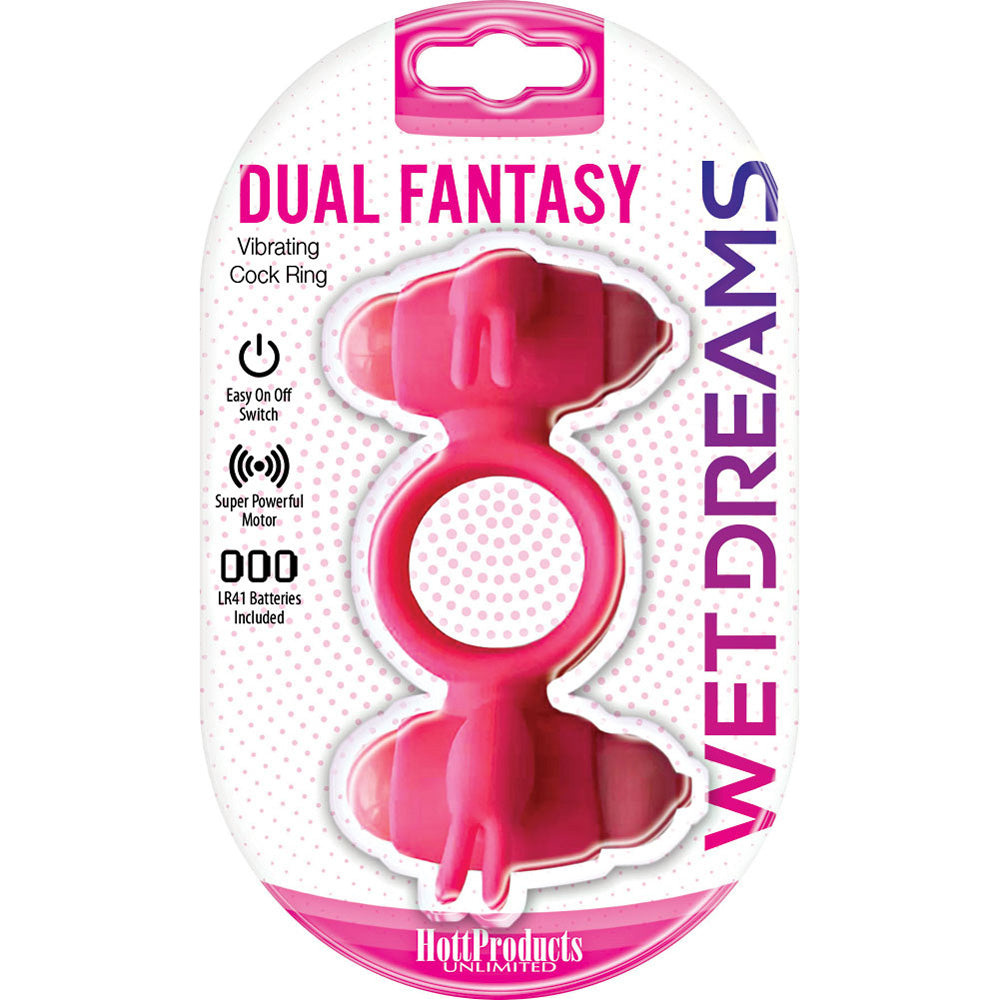 Wet Dreams Dual Fantasy Cock Ring | 818631032662 | Available at EroticWarehouse.com