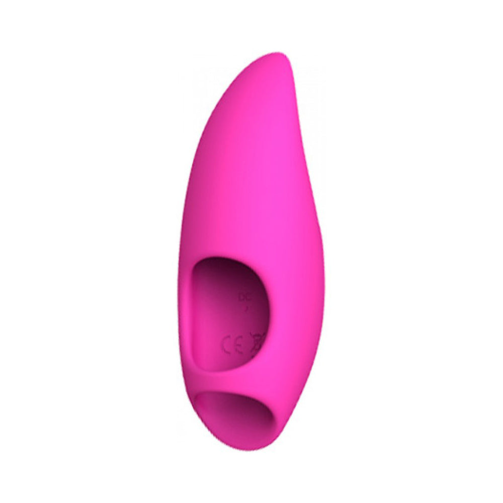 Sweet Sex Finger Dip Silicone Finger Vibe 8 Vibration Modes Magenta | 818631034161 | Available at EroticWarehouse.com