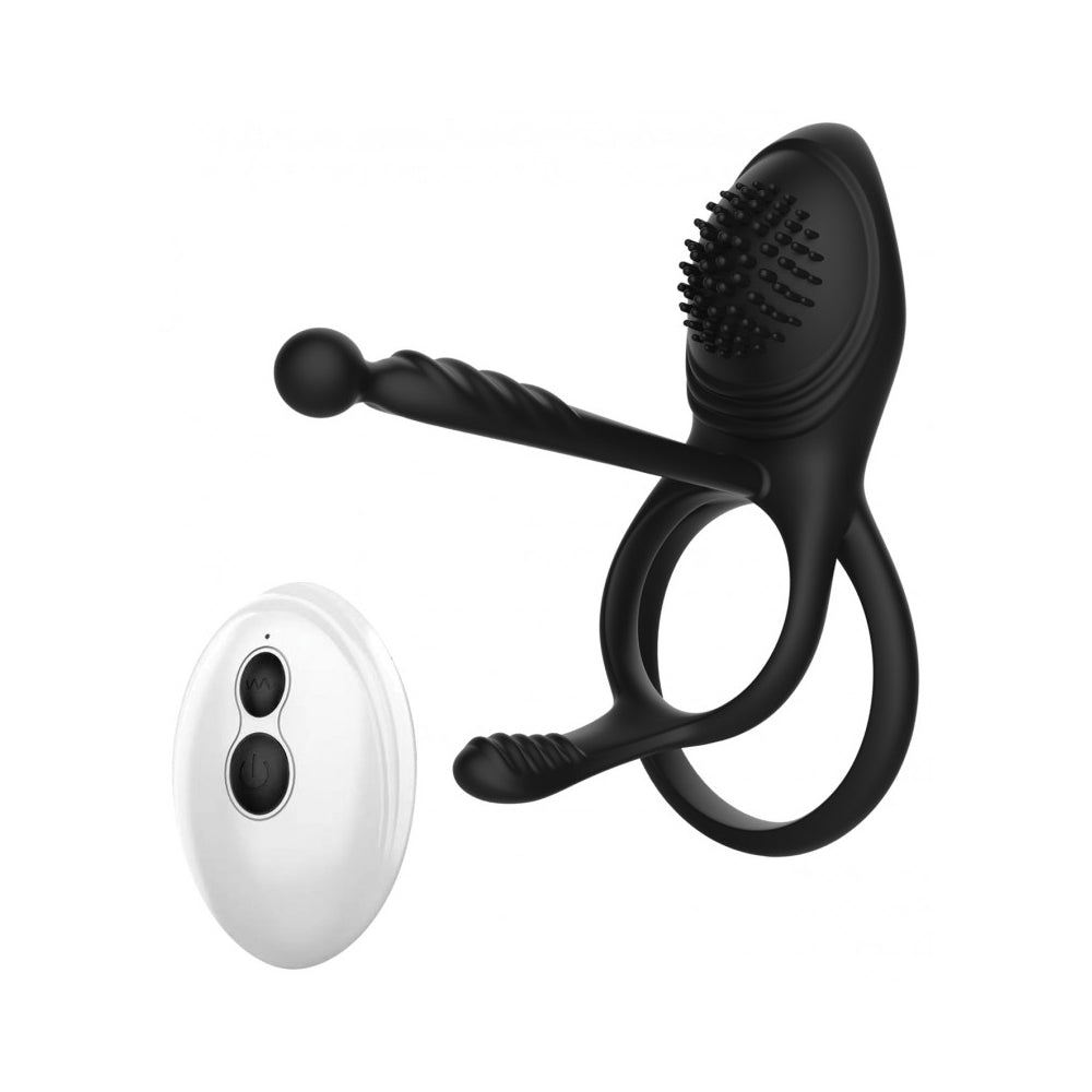Decadence Octopussy Cock Ring/Clit/Anal Stim With Tentacles Remote Control | 818631034352 | Available at EroticWarehouse.com