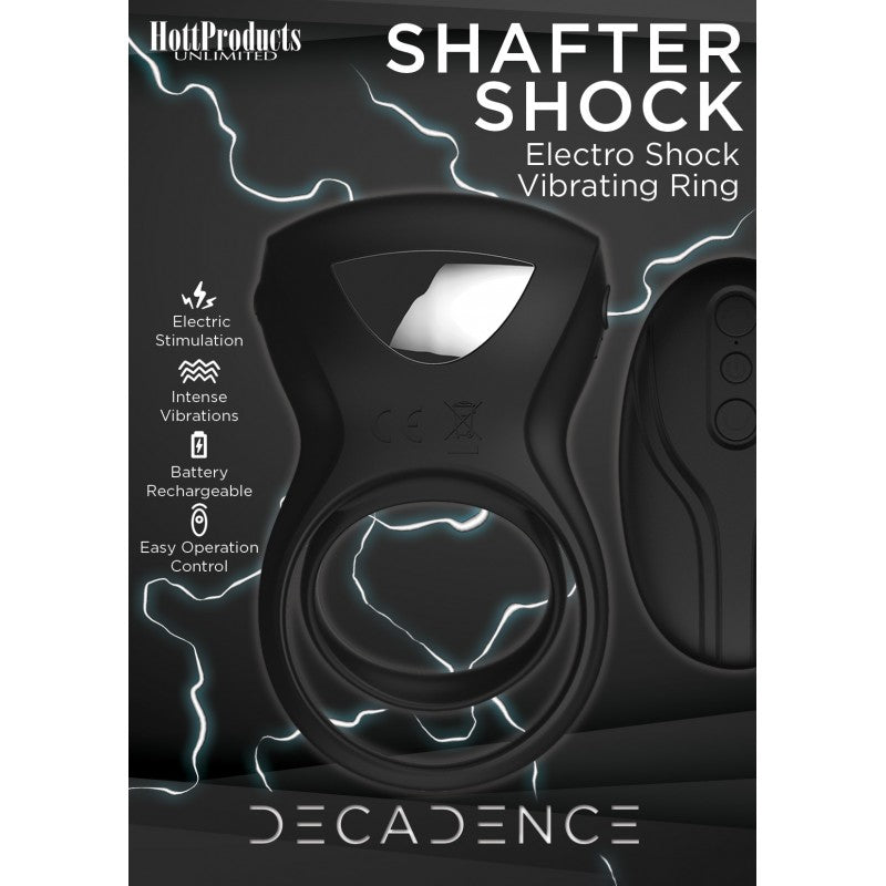 Decadence Shafter Shock Cock Ring | 818631034420 | Available at EroticWarehouse.com
