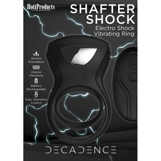 Decadence Shafter Shock Cock Ring | 818631034420 | Available at EroticWarehouse.com