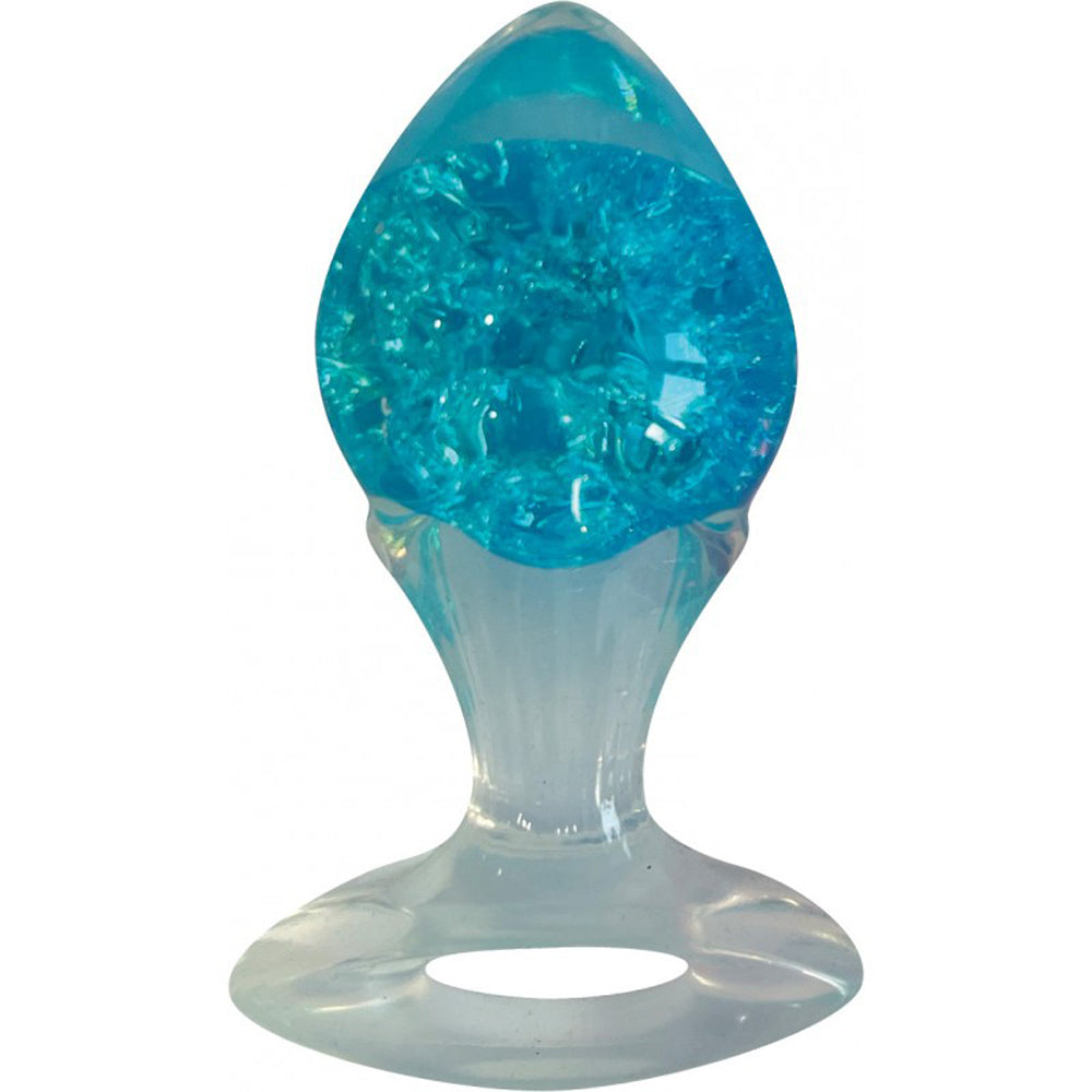 Cotton Candy Joy Gems Saphire Silicone Plug | 818631034970 | Available at EroticWarehouse.com
