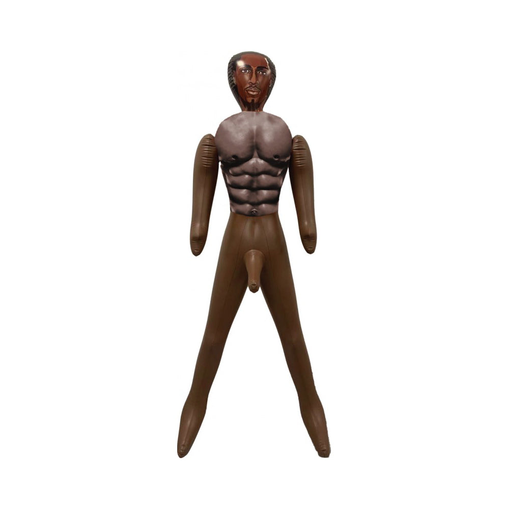 Tasty Tyrone Blow Up Doll Male African American | 818631035311 | Available at EroticWarehouse.com
