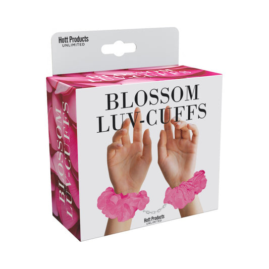 Blossom Luv Cuffs Flower Hand Cuffs Boxed Pink | 818631035359 | Available at EroticWarehouse.com