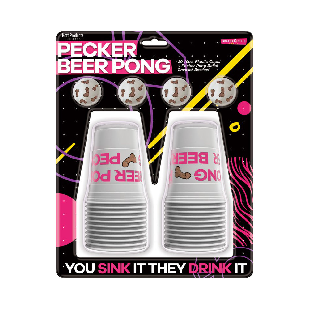 Pecker Beer Pong | 818631035380 | Available at EroticWarehouse.com